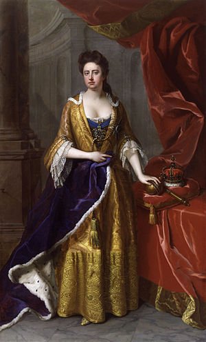 Portret van Anna van Groot-Brittanje.
