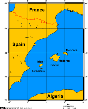 Die Baleariese Eilande