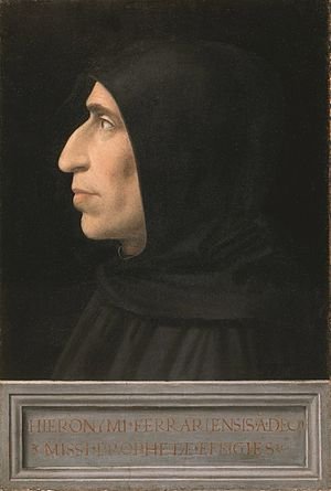 Girolamo Savonarola deur Fra Bartolomeo, ongeveer 1498.